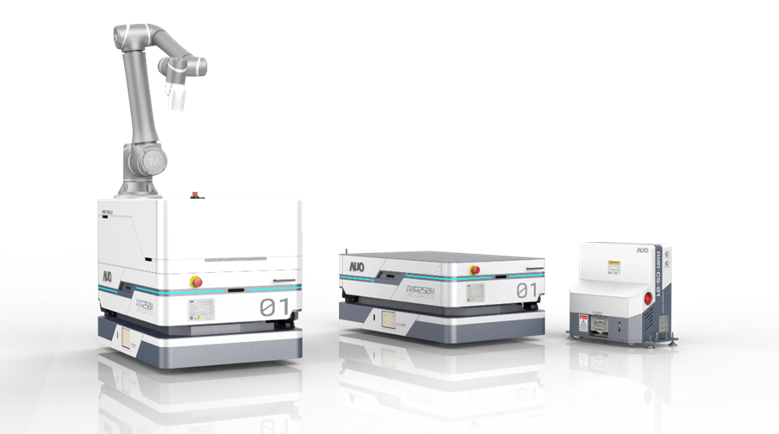 BBIN宝盈數位開發的自主式移動機器人（AMR250M），搭配全向輪並結合AI演算法、2D LiDAR、3D攝影機等技術，協助客戶實現產線全自動化